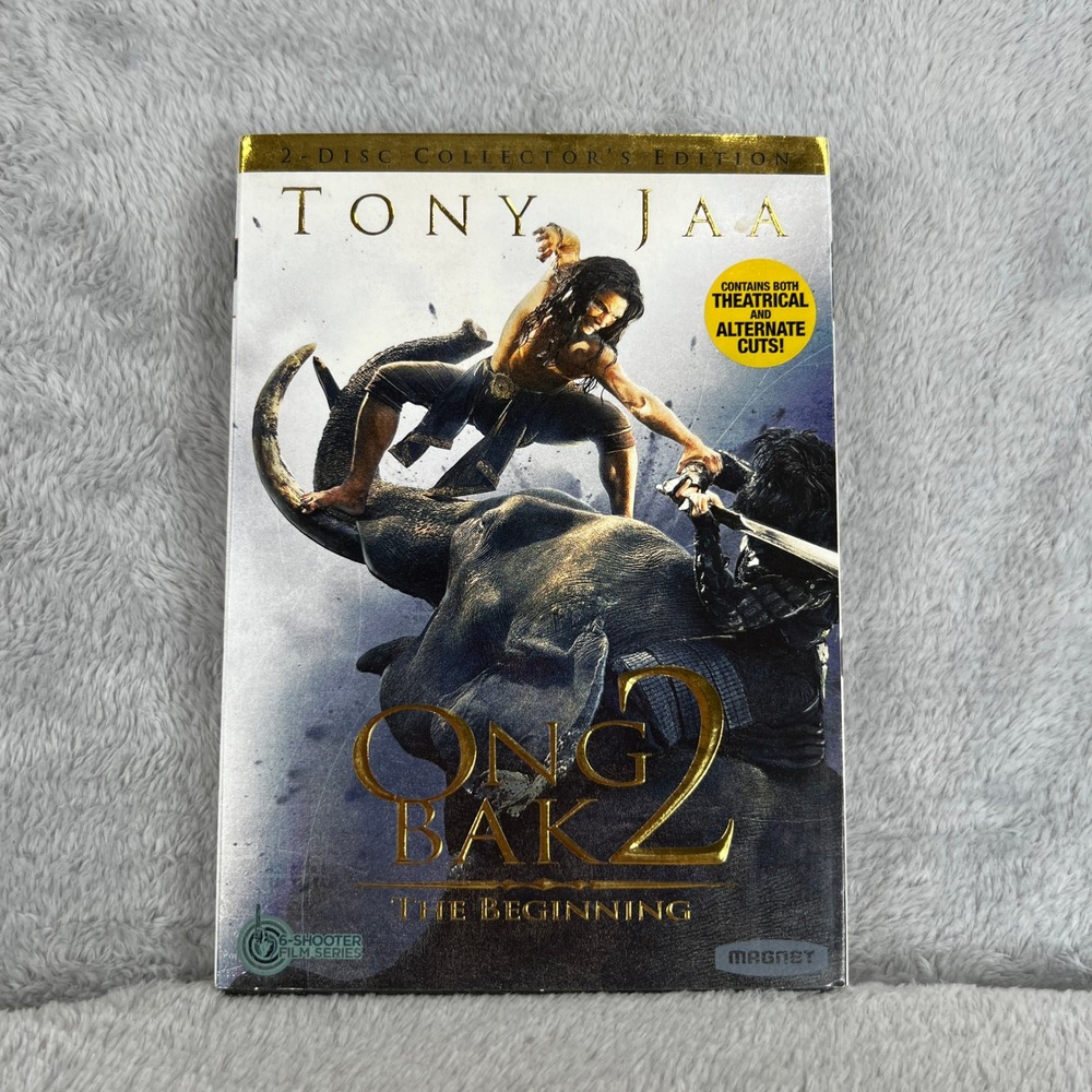 Ong Bak 2 The Beginning DVD 2-Disc Collector's Edition Tony Jaa New Sealed